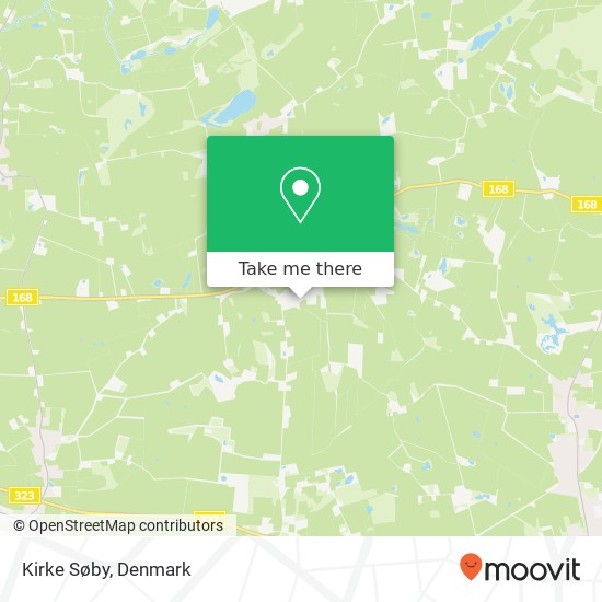 Kirke Søby map