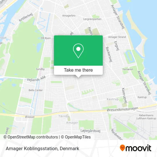 Amager Koblingsstation map