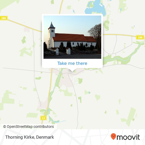 Thorning Kirke map