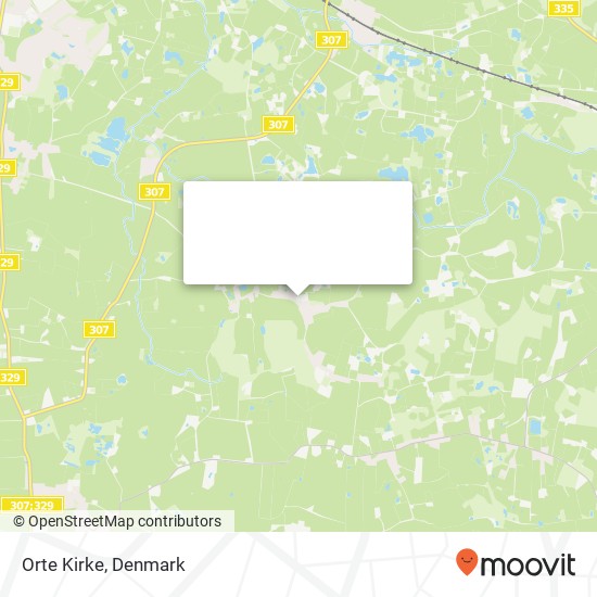 Orte Kirke map