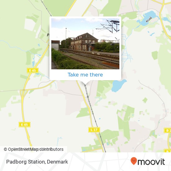 Padborg Station map