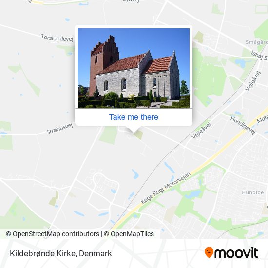 Kildebrønde Kirke map