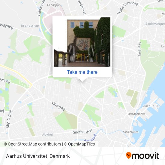 Aarhus Universitet map