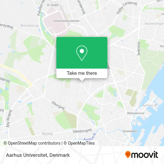 Aarhus Universitet map