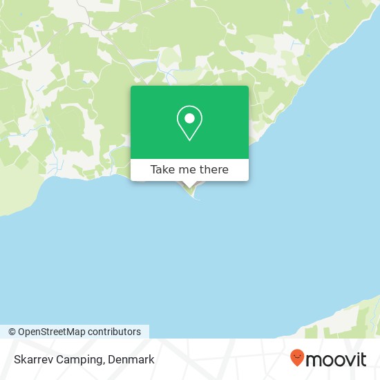 Skarrev Camping map