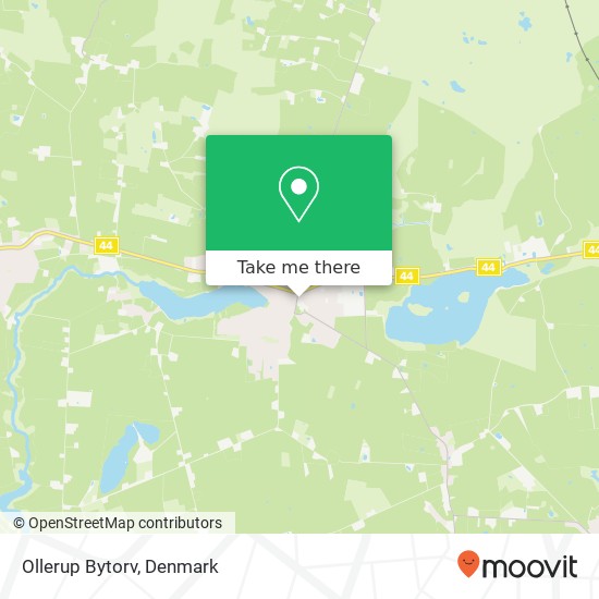 Ollerup Bytorv map