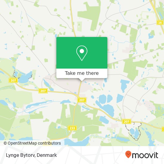Lynge Bytorv map