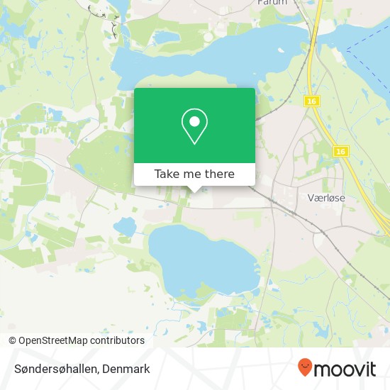 Søndersøhallen map