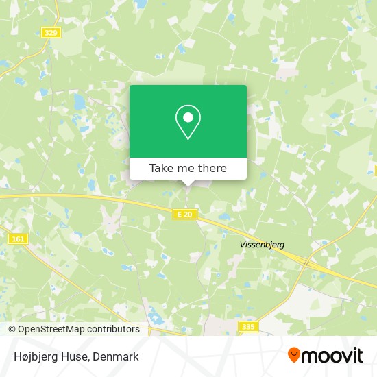 Højbjerg Huse map