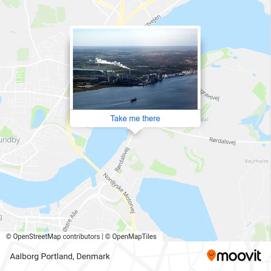 Aalborg Portland map