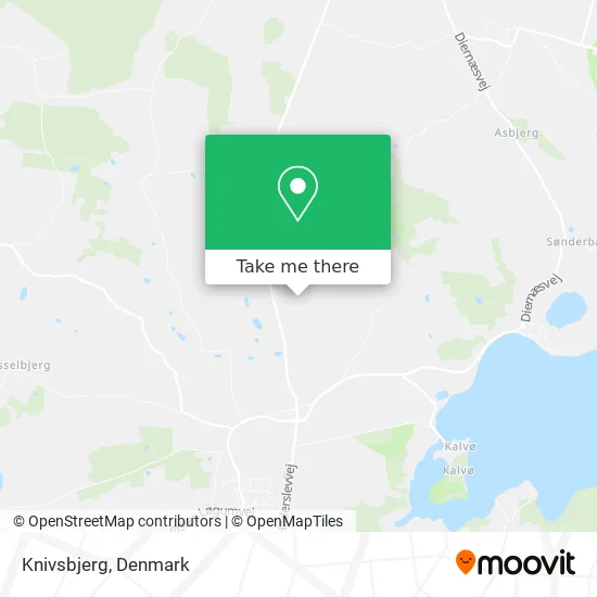 Knivsbjerg map
