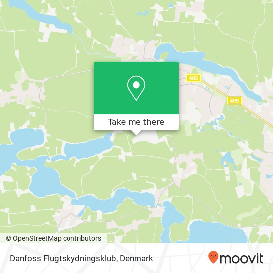 Danfoss Flugtskydningsklub map