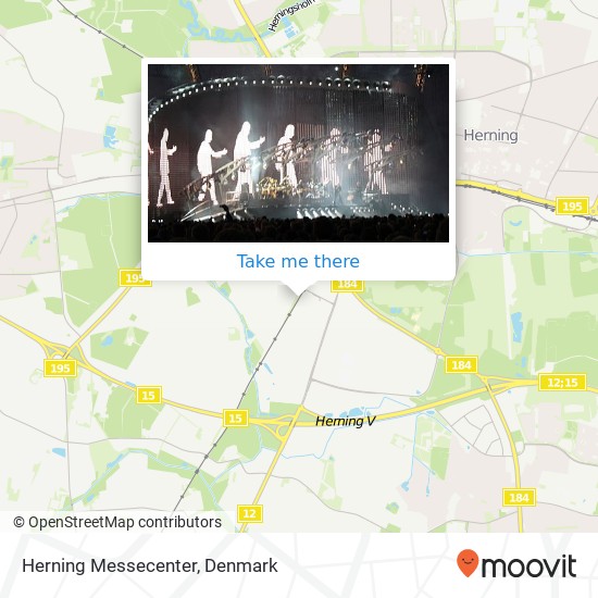 Herning Messecenter map