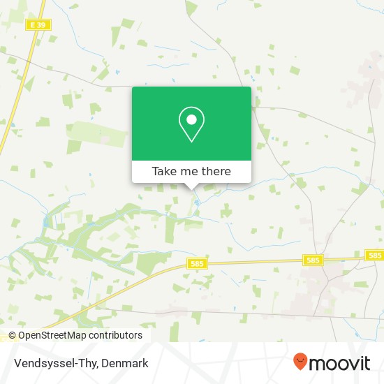 Vendsyssel-Thy map