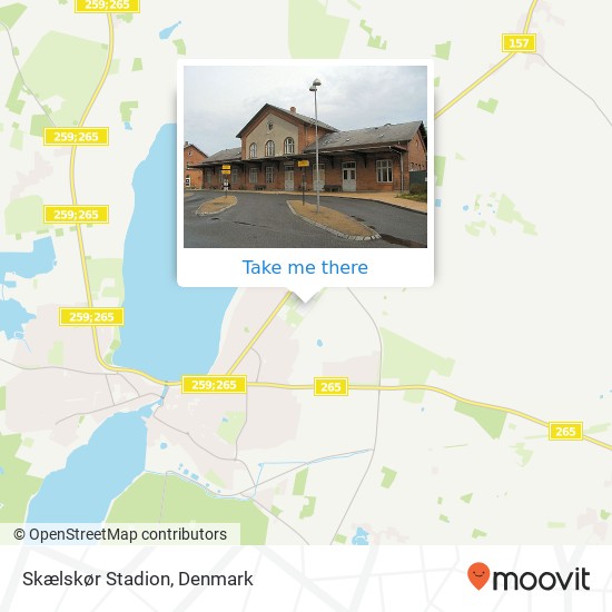 Skælskør Stadion map