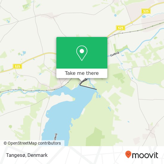 Tangesø map