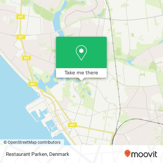 Restaurant Parken map