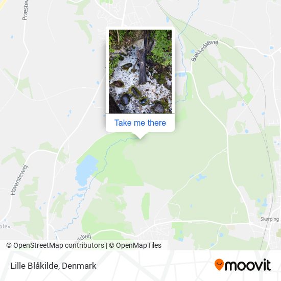 Lille Blåkilde map