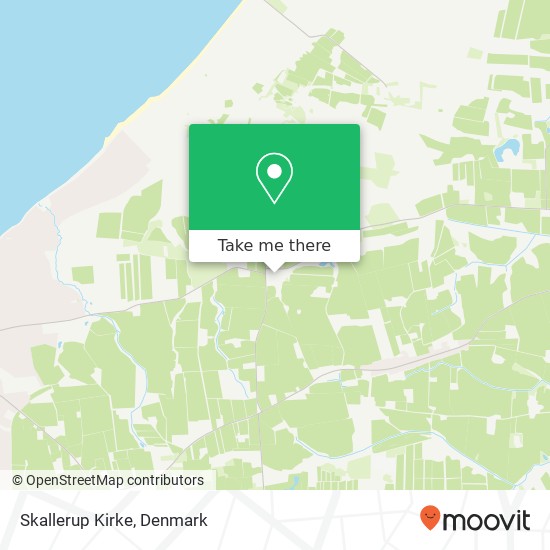 Skallerup Kirke map