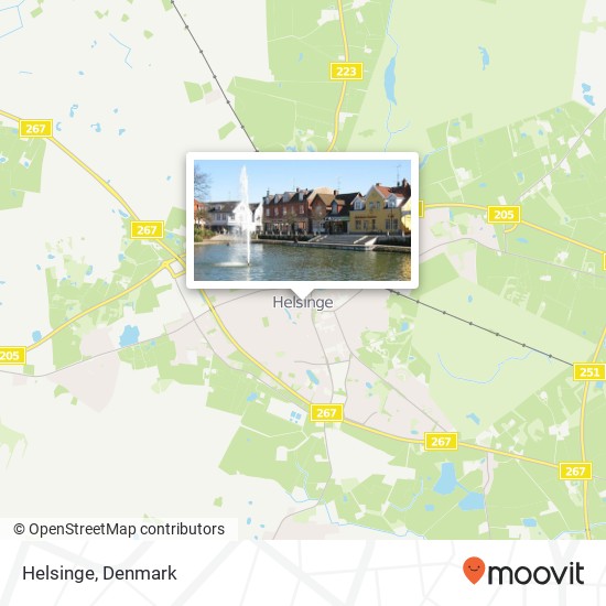 Helsinge map