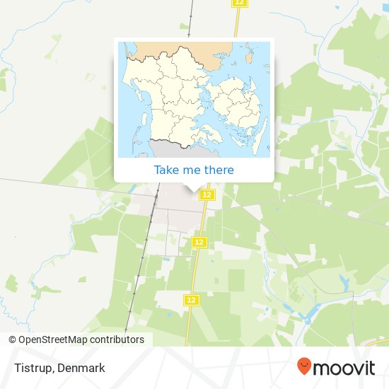 Tistrup map