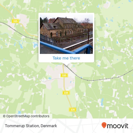 Tommerup Station map