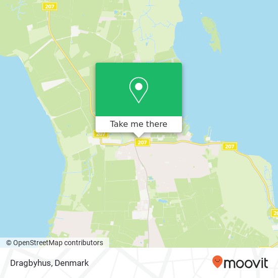 Dragbyhus map