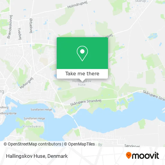 Hallingskov Huse map