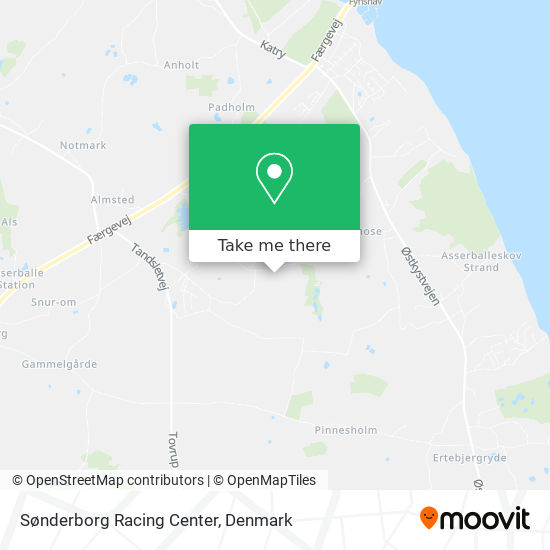 Sønderborg Racing Center map