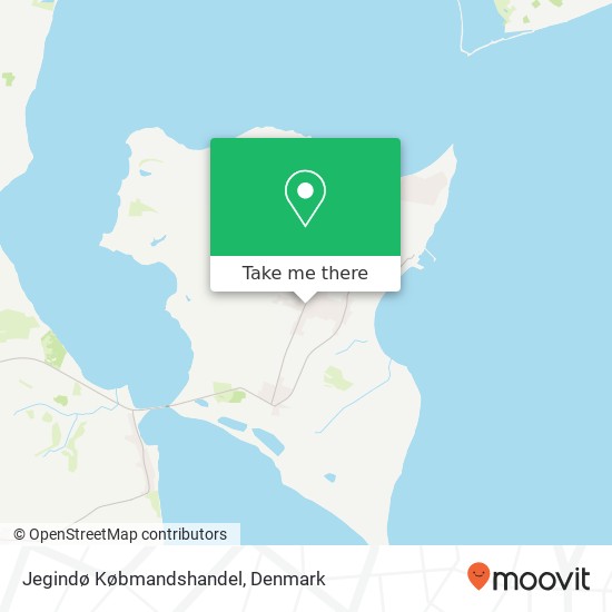 Jegindø Købmandshandel map
