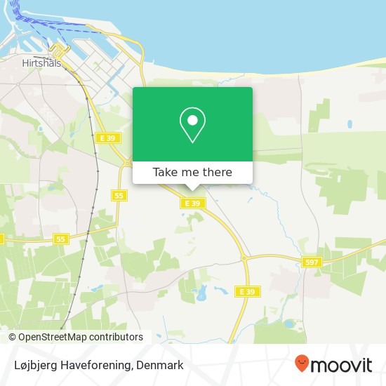 Løjbjerg Haveforening map