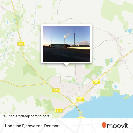 Hadsund Fjernvarme map