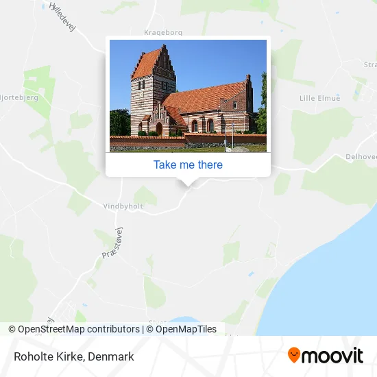 Roholte Kirke map