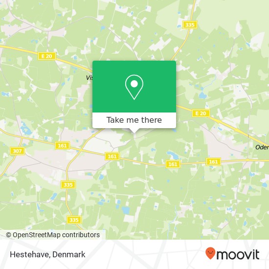 Hestehave map
