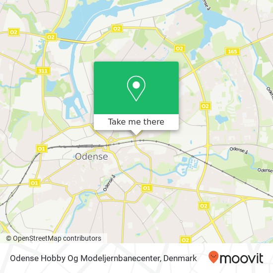 Odense Hobby Og Modeljernbanecenter map