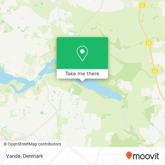 Vandø map