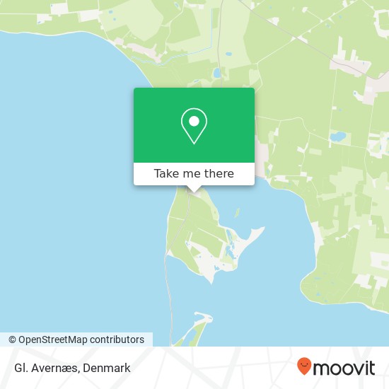 Gl. Avernæs map