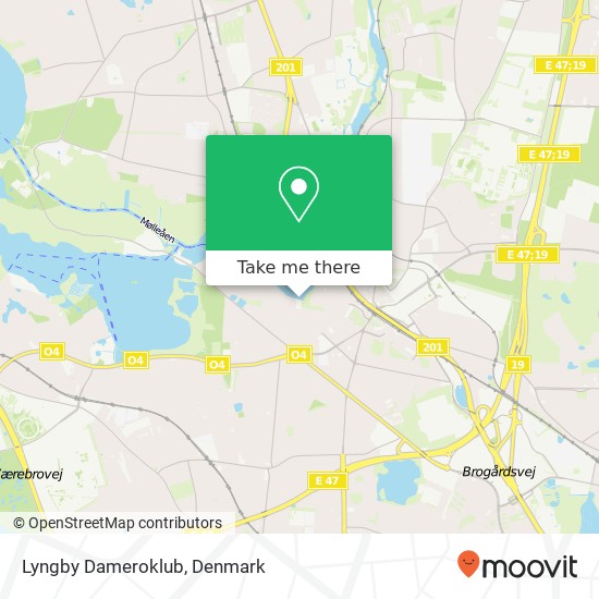 Lyngby Dameroklub map