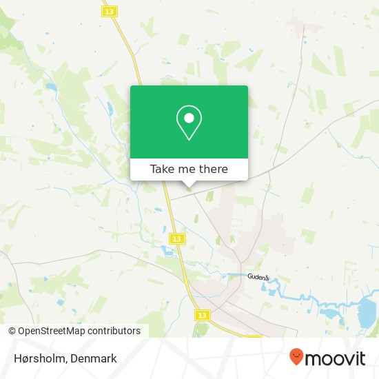 Hørsholm map