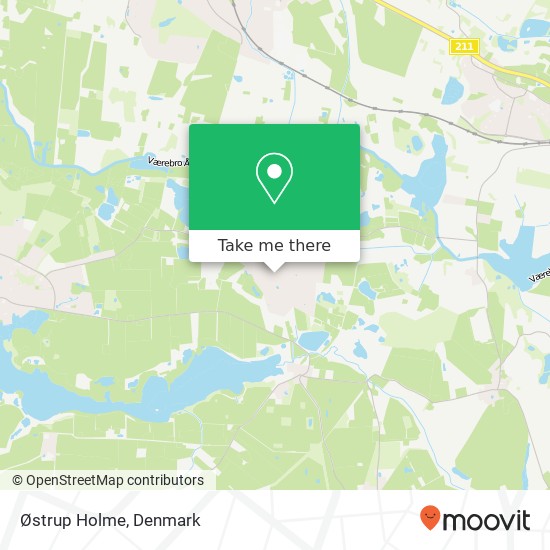 Østrup Holme map