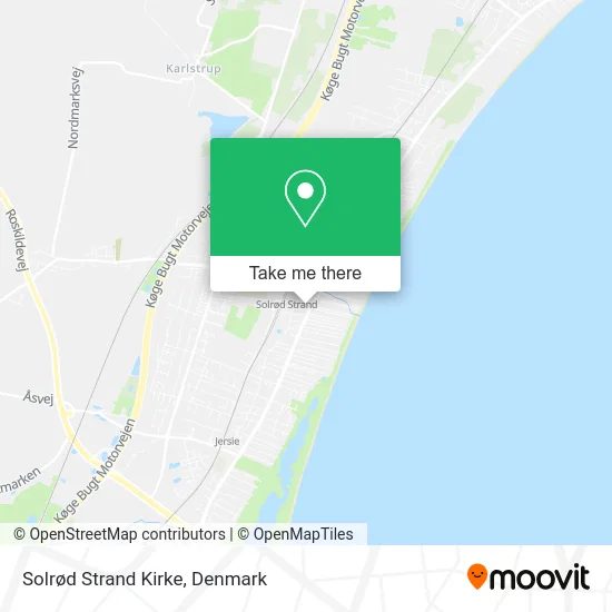 Solrød Strand Kirke map