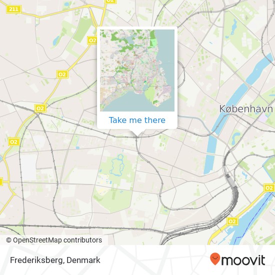 Frederiksberg map