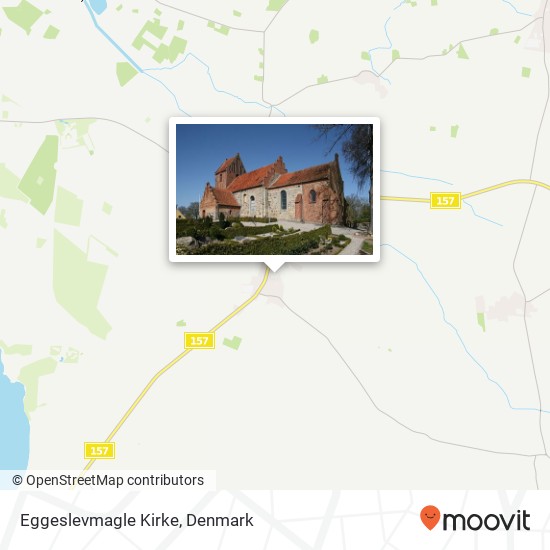 Eggeslevmagle Kirke map