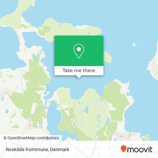 Roskilde Kommune map