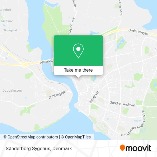 Sønderborg Sygehus map