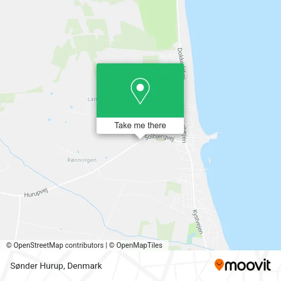 Sønder Hurup map