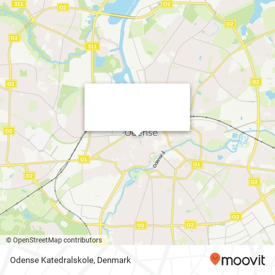 Odense Katedralskole map