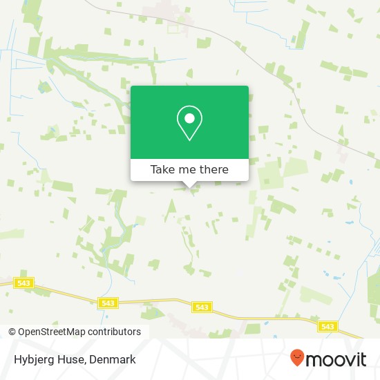 Hybjerg Huse map