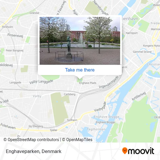 Enghaveparken map