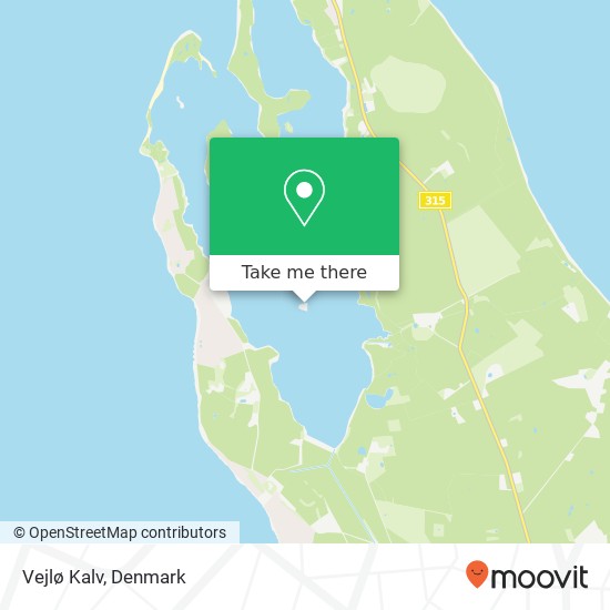 Vejlø Kalv map
